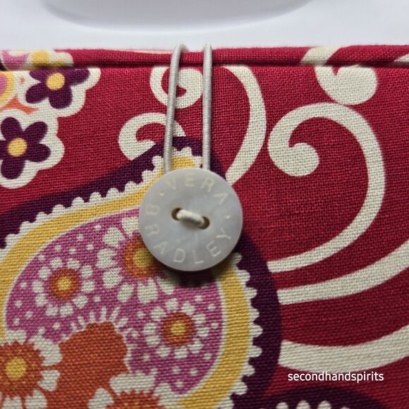 Vera Bradley Raspberry Fizz Glass Ball Ornament Christmas W Box - Picture 9 of 9